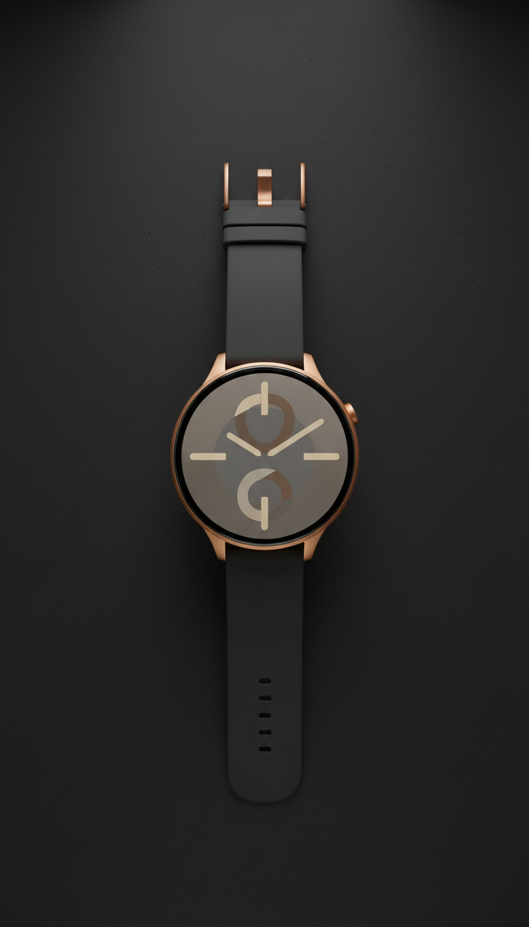 Montre connectée bracelet silicone soft-touch