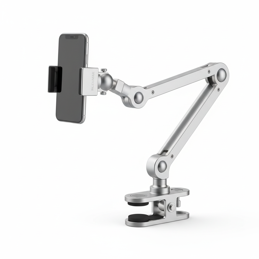 Support Téléphone Bras Articulé Premium